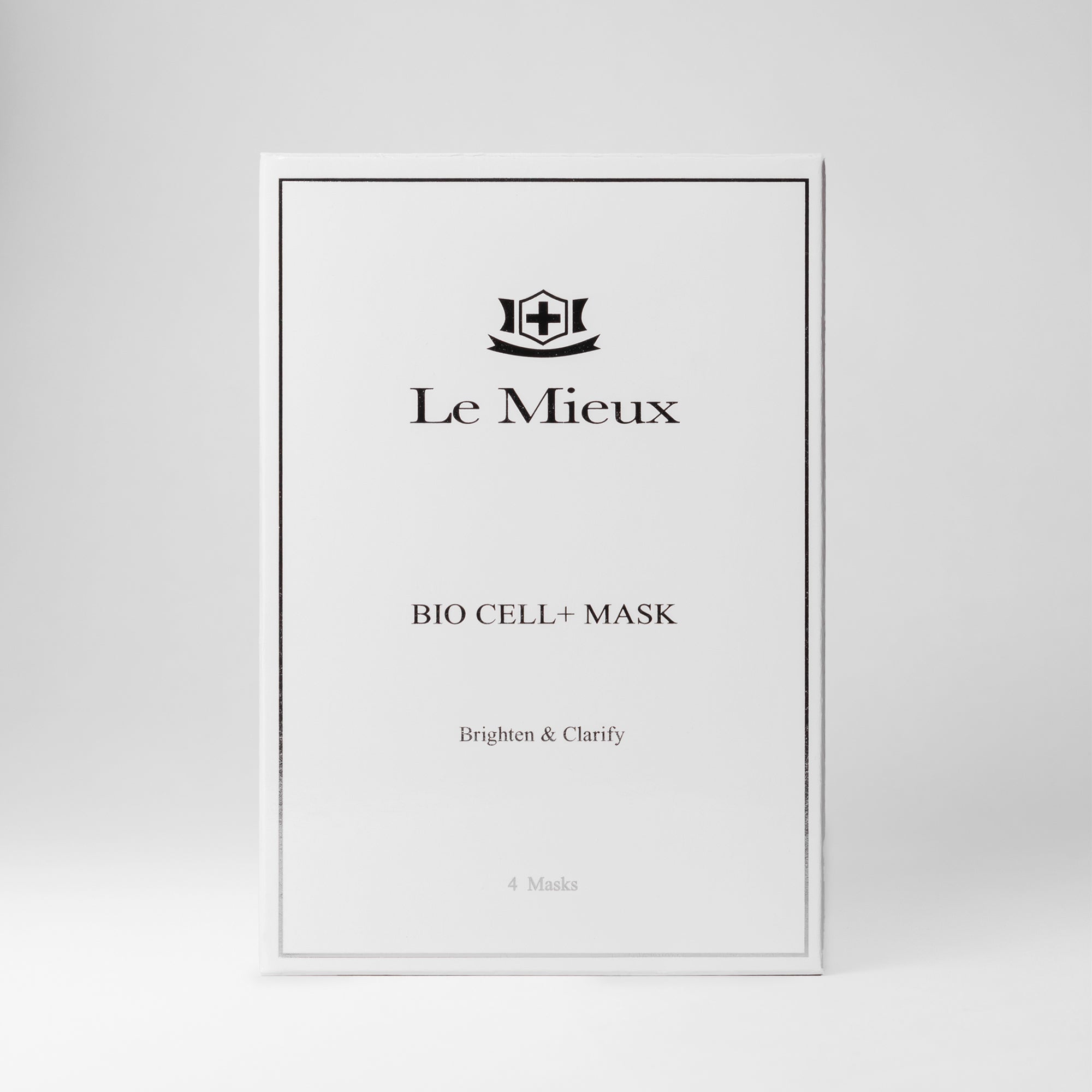 White box of Bio Cell+ Mask isolated on a light grey background