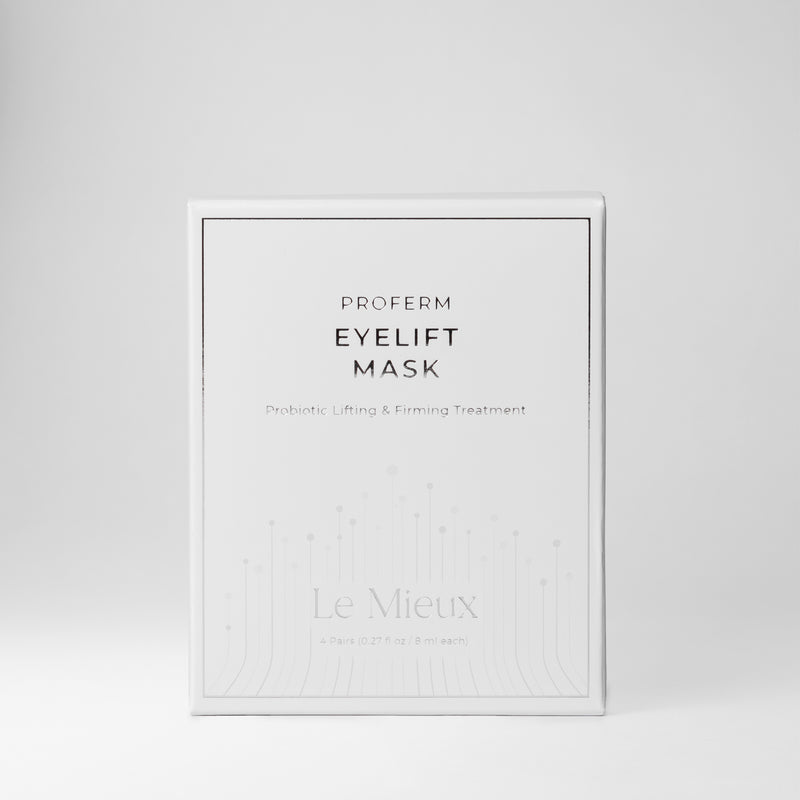 White box of Proferm Eyelift Mask isolated on a light grey background.